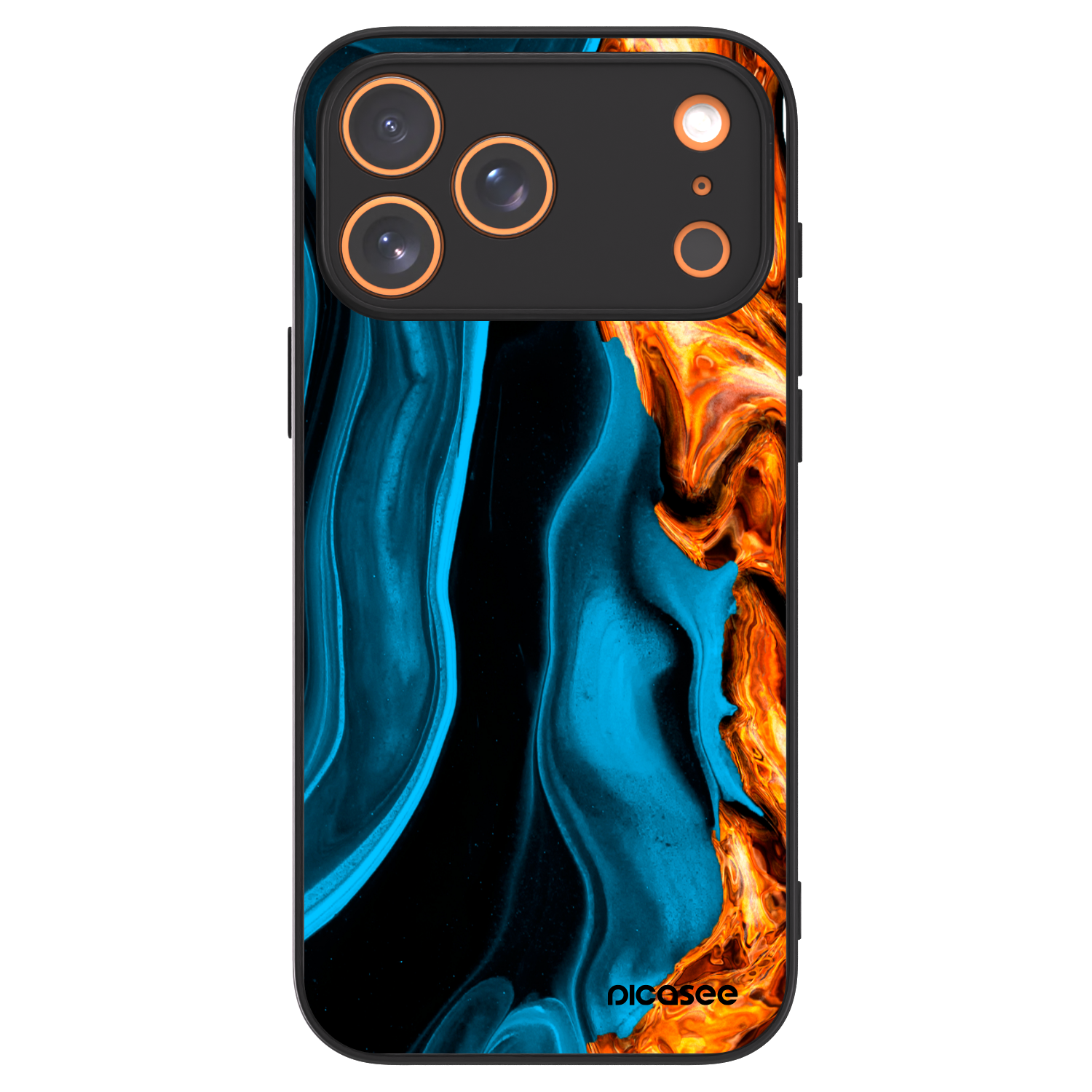 Picasee ULTIMATE CASE Apple iPhone 17 Pro Max - készülékre - Gold blue