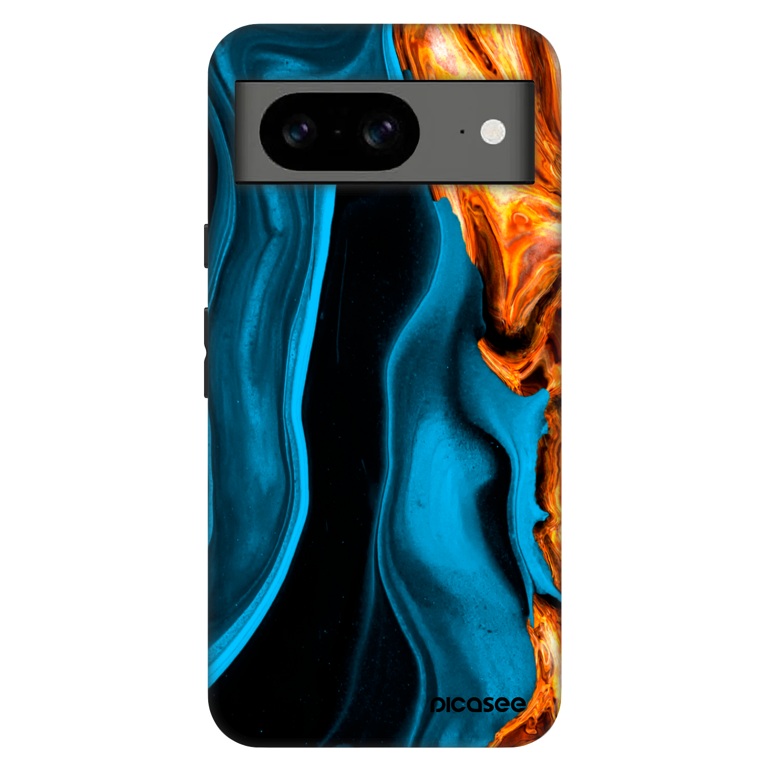 Picasee Fashion Case Google Pixel 8 Pro - Gold blue