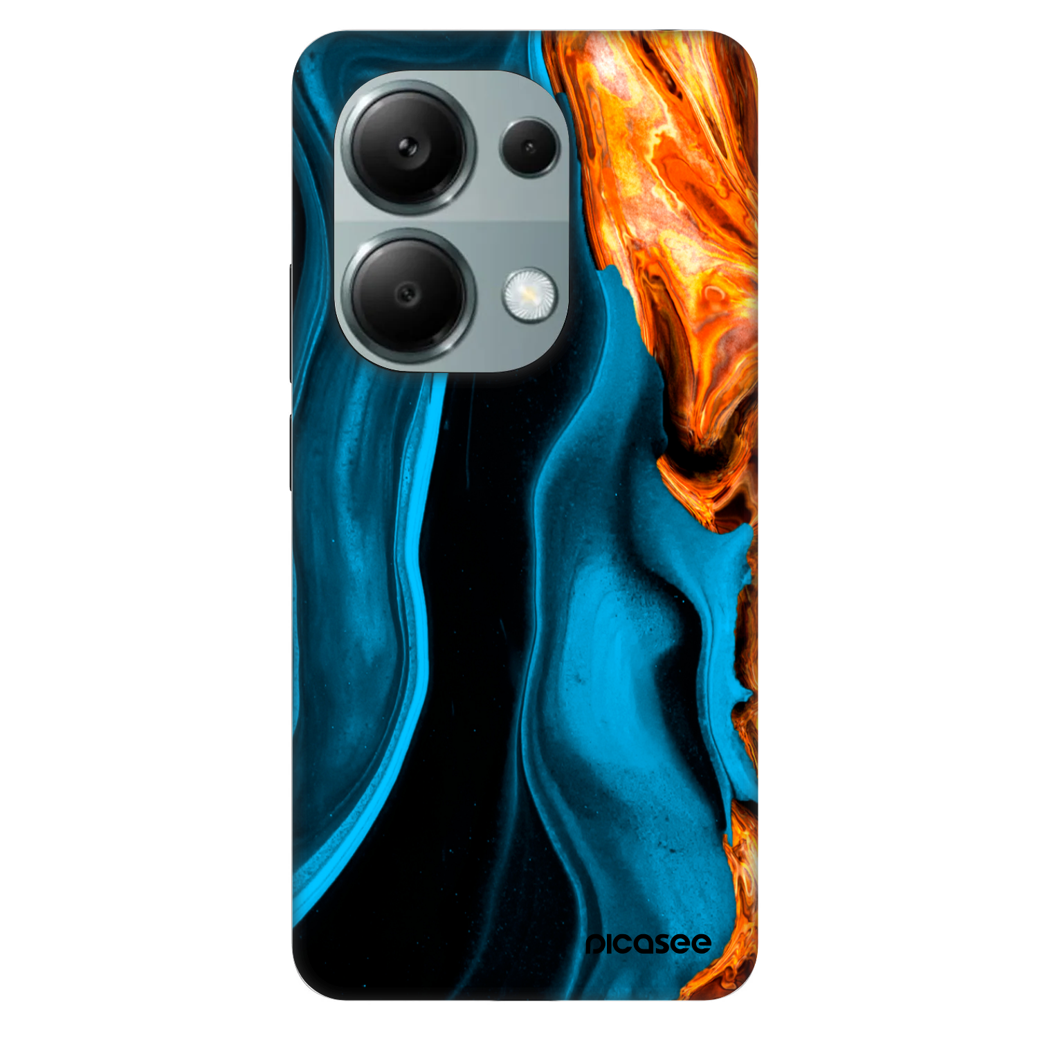 Picasee Fashion Case Xiaomi Redmi Note 13 Pro 4G - Gold blue