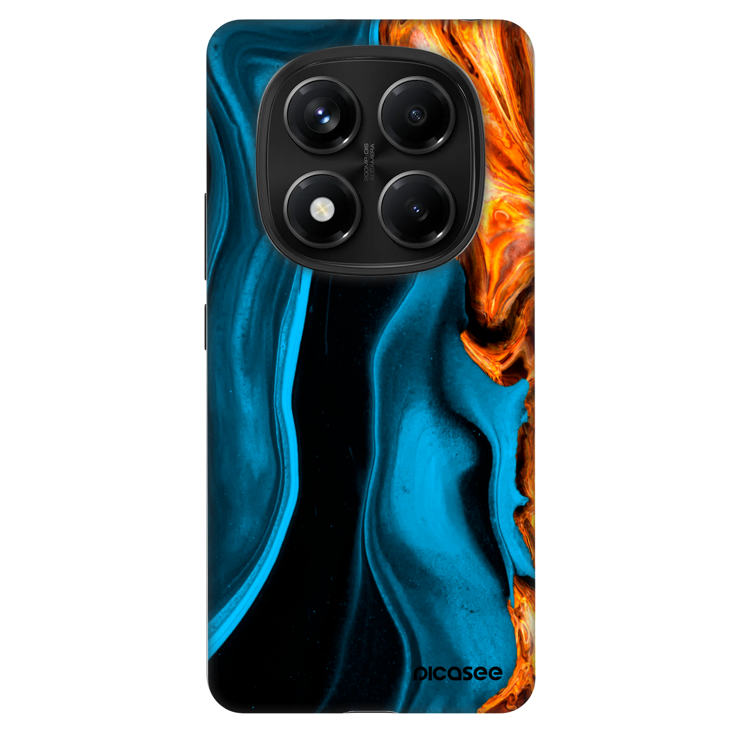 Picasee Fashion Case Xiaomi Redmi Note 14 Pro 4G - Gold blue