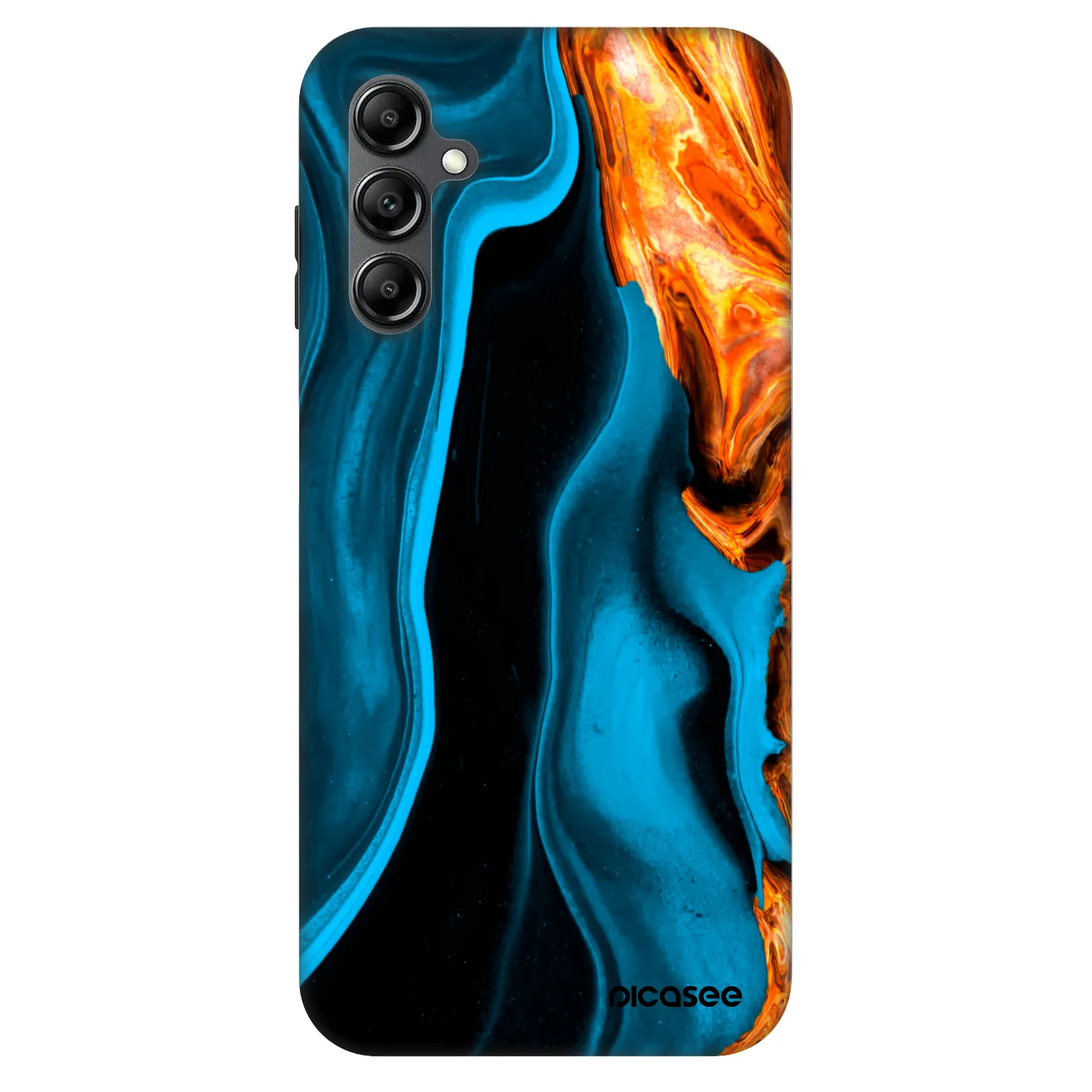 Picasee Fashion Case Samsung Galaxy A16 4G - Gold blue