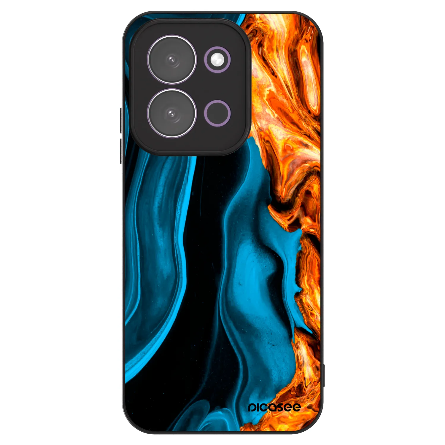 Picasee ULTIMATE CASE Xiaomi Redmi 15C 5G - készülékre - Gold blue