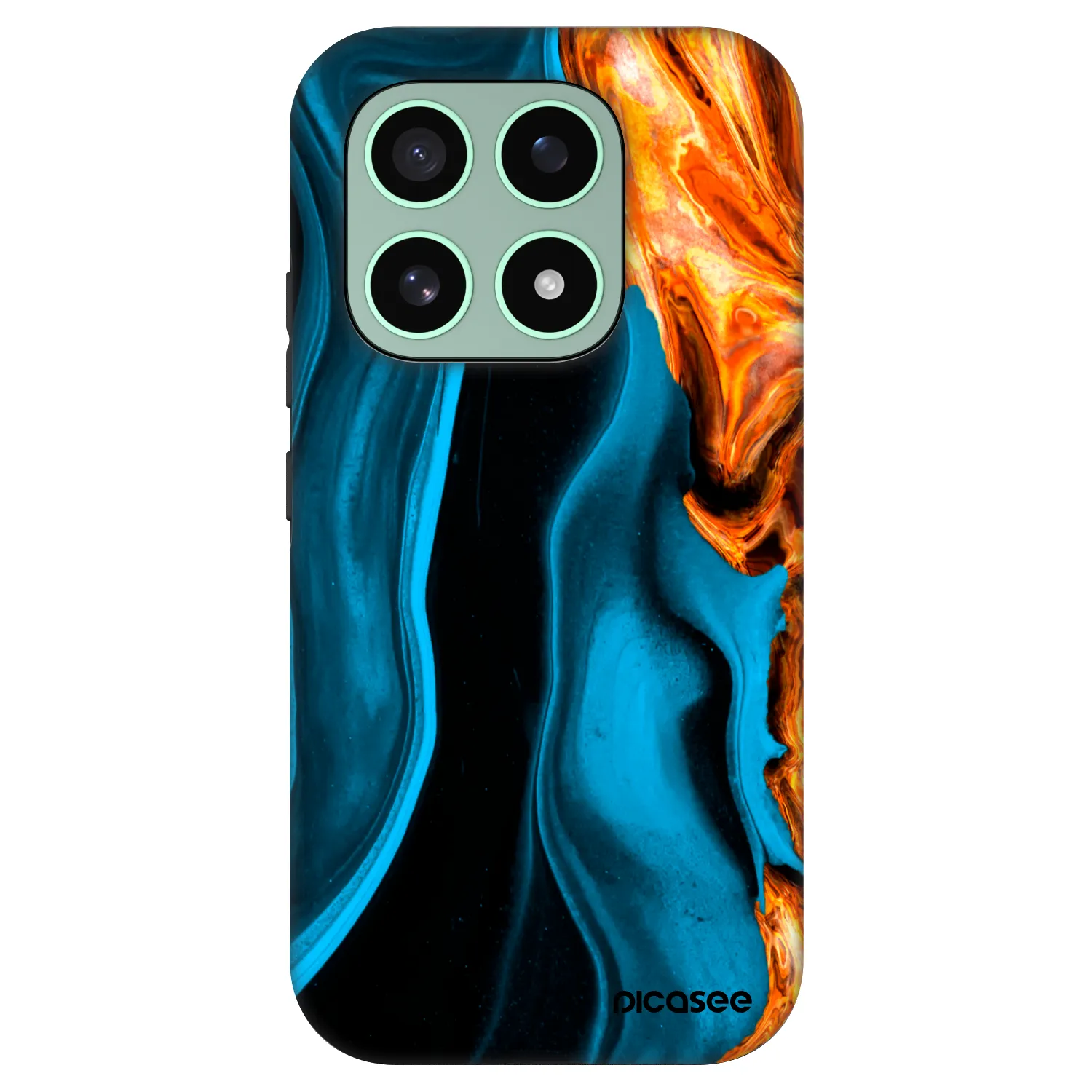 Picasee Fashion Case Xiaomi 17 - Gold blue