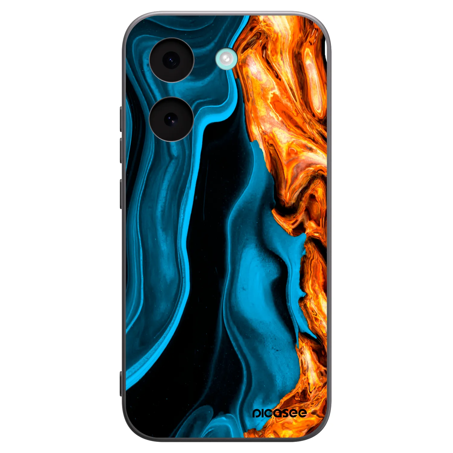 Picasee fekete szilikon tok az alábbi mobiltelefonokra Xiaomi Poco X8 Pro - Gold blue