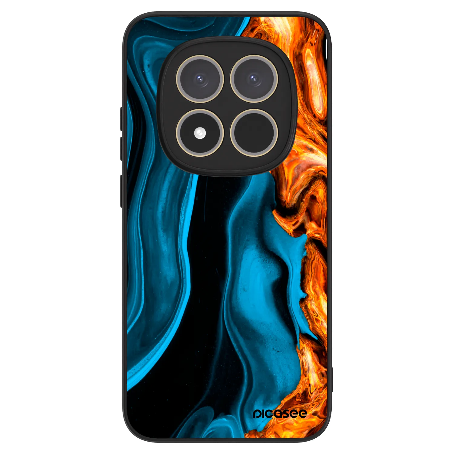 Picasee ULTIMATE CASE Xiaomi Redmi Note 15 Pro 5G - készülékre - Gold blue