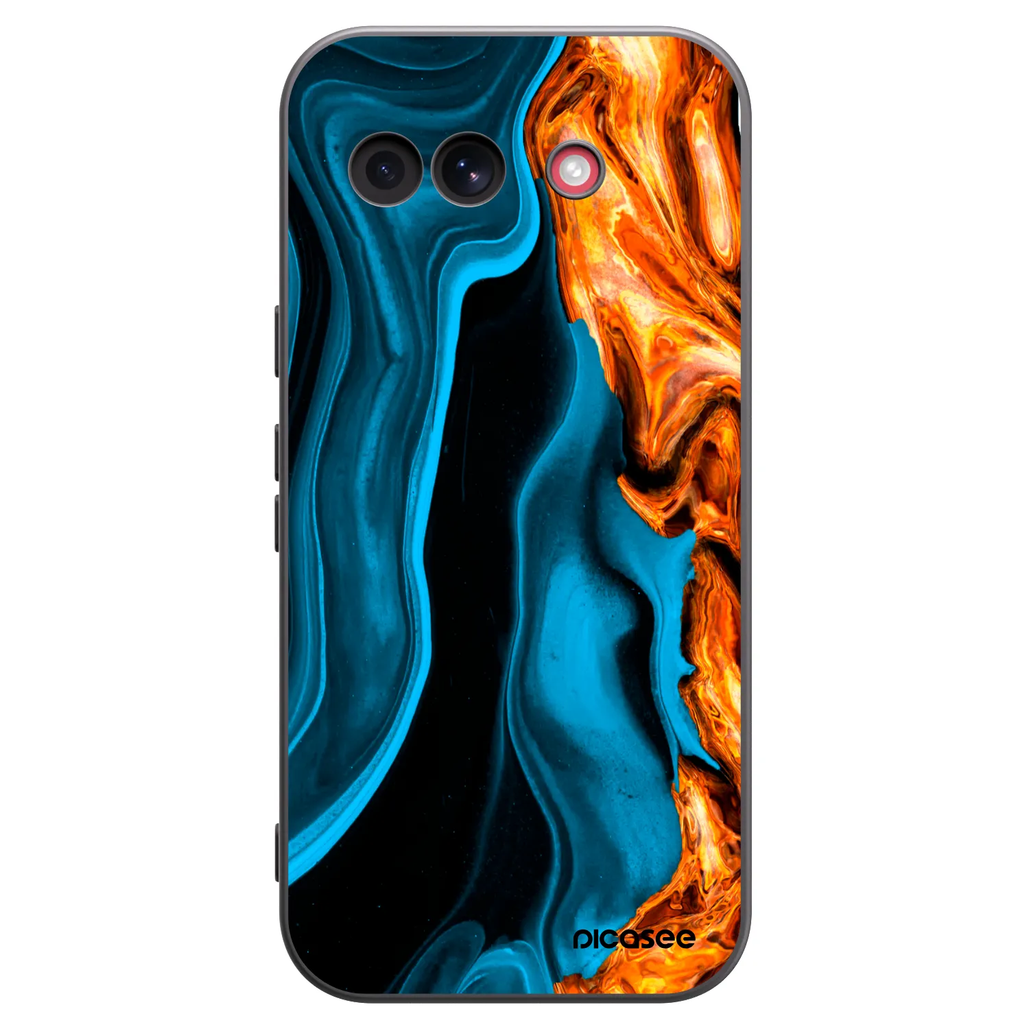 Picasee fekete szilikon tok az alábbi mobiltelefonokra Google Pixel 10a - Gold blue