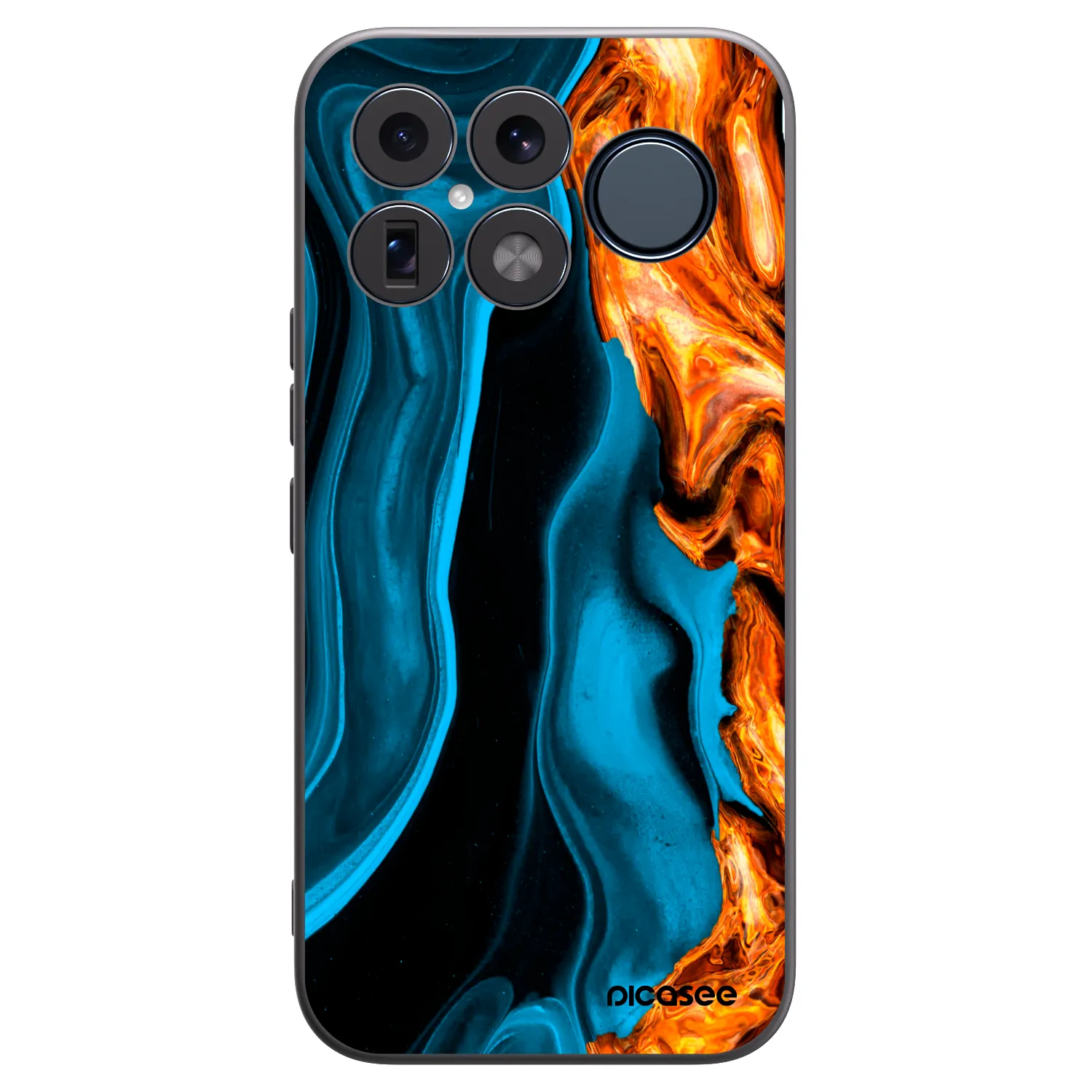 Picasee fekete szilikon tok az alábbi mobiltelefonokra Xiaomi Poco F8 Ultra - Gold blue