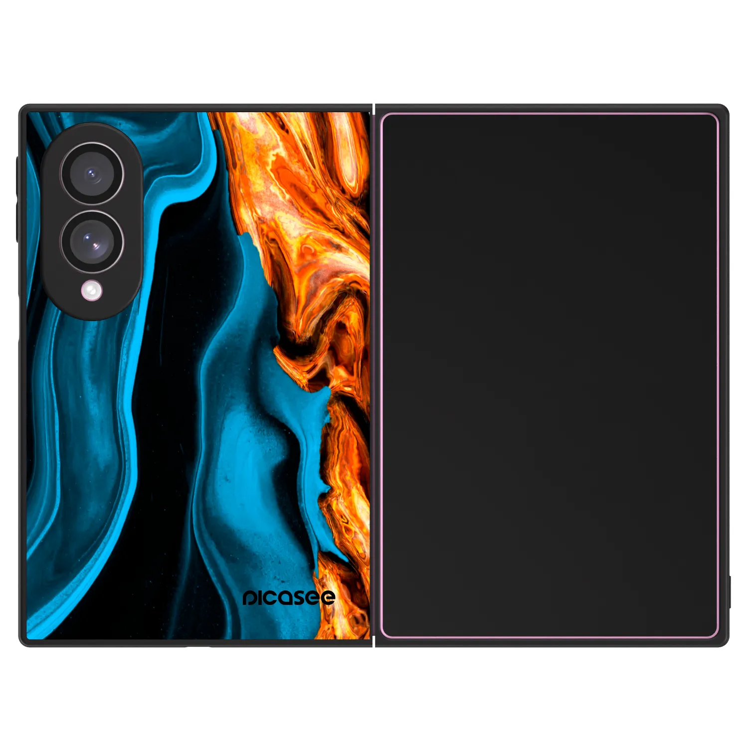 Picasee ULTIMATE CASE Samsung Galaxy Z Fold8 5G - készülékre - Gold blue