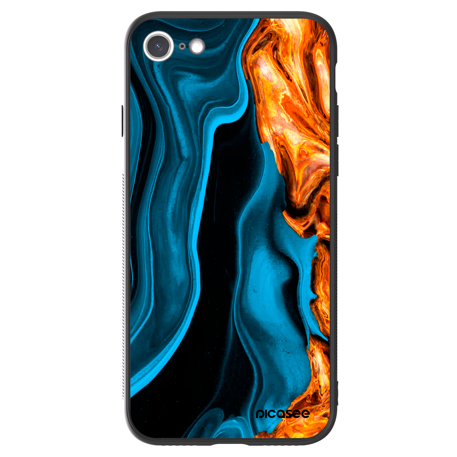 Picasee ULTIMATE CASE Apple iPhone 7 - készülékre - Gold blue
