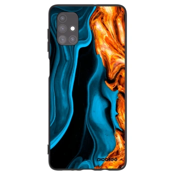 Tok az alábbi mobiltelefonokra Samsung Galaxy M51 M515F - Gold blue