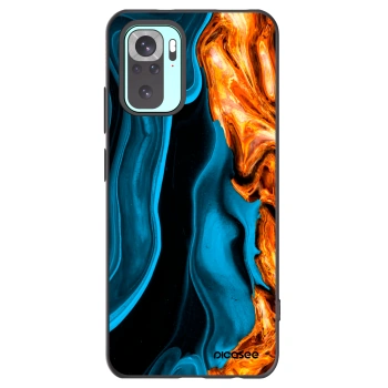 Picasee fekete szilikon tok az alábbi mobiltelefonokra Xiaomi Redmi Note 10 Pro - Gold blue