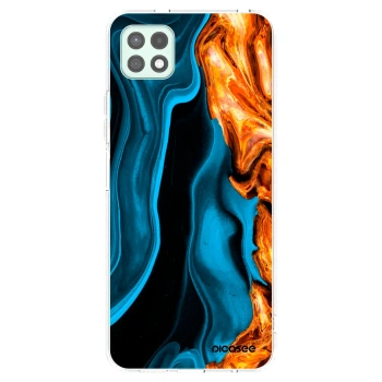 Picasee átlátszó szilikon tok az alábbi mobiltelefonokra Samsung Galaxy A22 A226B 5G - Gold blue