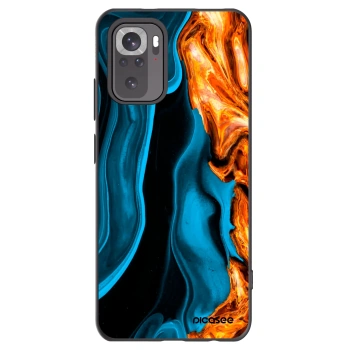 Picasee fekete szilikon tok az alábbi mobiltelefonokra Xiaomi Redmi Note 11S 4G - Gold blue