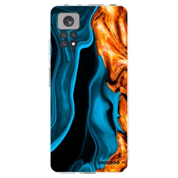 Picasee átlátszó szilikon tok az alábbi mobiltelefonokra Xiaomi Redmi Note 11S 4G - Gold blue