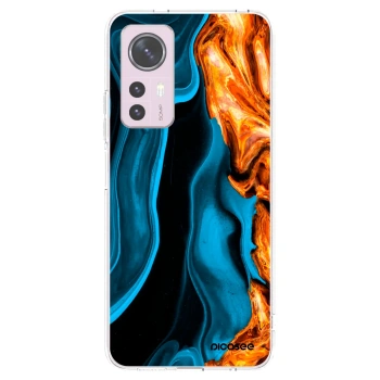 Picasee átlátszó szilikon tok az alábbi mobiltelefonokra Xiaomi 12 - Gold blue