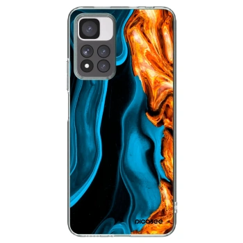 Picasee átlátszó szilikon tok az alábbi mobiltelefonokra Xiaomi Redmi Note 11 Pro+ 5G - Gold blue