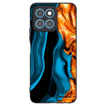 Picasee fekete szilikon tok az alábbi mobiltelefonokra Honor X8 5G - Gold blue