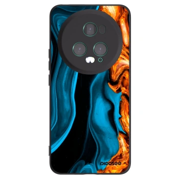 Picasee fekete szilikon tok az alábbi mobiltelefonokra Honor Magic5 Pro - Gold blue