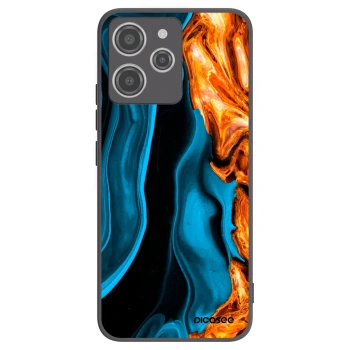 Picasee fekete szilikon tok az alábbi mobiltelefonokra Xiaomi Redmi 12 4G - Gold blue