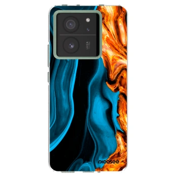 Picasee átlátszó szilikon tok az alábbi mobiltelefonokra Xiaomi 13T - Gold blue