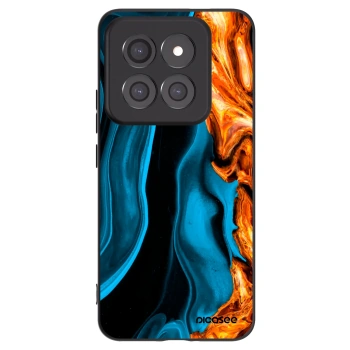 Picasee fekete szilikon tok az alábbi mobiltelefonokra Xiaomi 14 Pro - Gold blue