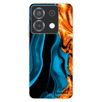 Picasee átlátszó szilikon tok az alábbi mobiltelefonokra Xiaomi Poco X6 - Gold blue