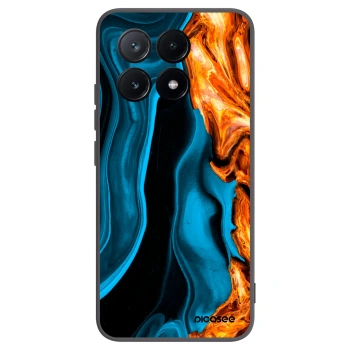 Picasee fekete szilikon tok az alábbi mobiltelefonokra Xiaomi Poco X6 Pro - Gold blue