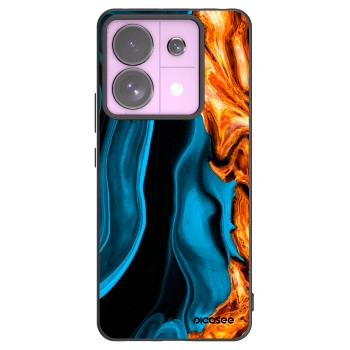 Picasee fekete szilikon tok az alábbi mobiltelefonokra Xiaomi Redmi Note 13 Pro 5G - Gold blue