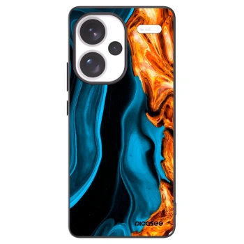 Picasee fekete szilikon tok az alábbi mobiltelefonokra Xiaomi Redmi Note 13 Pro+ 5G - Gold blue