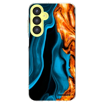 Picasee átlátszó szilikon tok az alábbi mobiltelefonokra Samsung Galaxy A25 A256B 5G - Gold blue