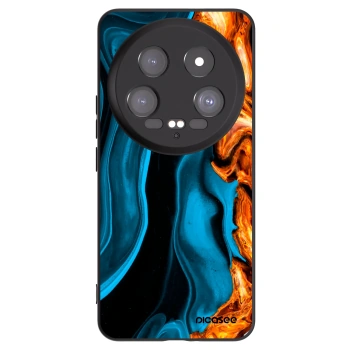 Picasee fekete szilikon tok az alábbi mobiltelefonokra Xiaomi 14 Ultra - Gold blue