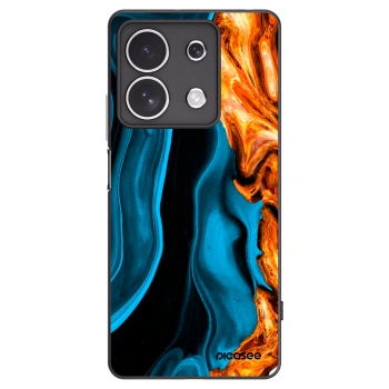 Picasee fekete szilikon tok az alábbi mobiltelefonokra Xiaomi Redmi Note 13 4G - Gold blue
