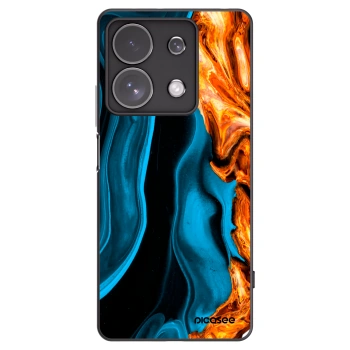 Picasee fekete szilikon tok az alábbi mobiltelefonokra Xiaomi Redmi Note 13 Pro 4G - Gold blue