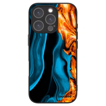 Picasee ULTIMATE CASE MagSafe Apple iPhone 16 Pro - készülékre - Gold blue