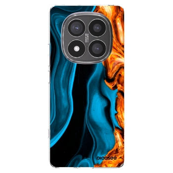 Picasee átlátszó szilikon tok az alábbi mobiltelefonokra Xiaomi Redmi Note 14 Pro+ 5G - Gold blue