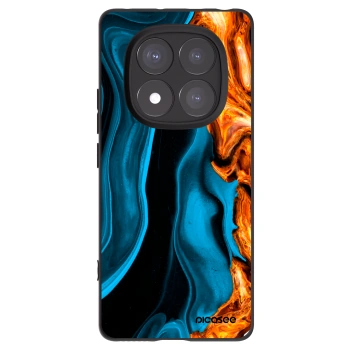 Picasee fekete szilikon tok az alábbi mobiltelefonokra Xiaomi Redmi Note 14 Pro 5G - Gold blue