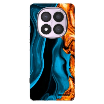 Picasee átlátszó szilikon tok az alábbi mobiltelefonokra Xiaomi Redmi Note 14 Pro 5G - Gold blue