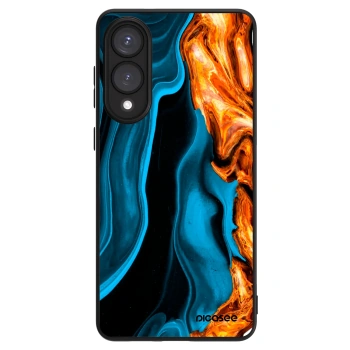 Szilikon tok erre a típusra Samsung Galaxy S25 Edge 5G - Gold blue
