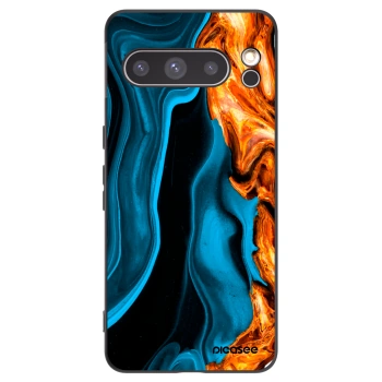 Picasee fekete szilikon tok az alábbi mobiltelefonokra Google Pixel 8 Pro - Gold blue