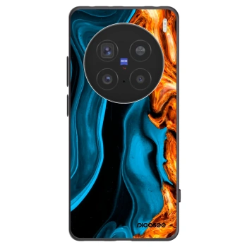 Picasee fekete szilikon tok az alábbi mobiltelefonokra Vivo X200 Pro - Gold blue