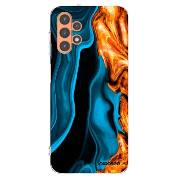 Picasee átlátszó szilikon tok az alábbi mobiltelefonokra Samsung Galaxy A13 5G - Gold blue