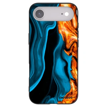 Picasee fekete szilikon tok az alábbi mobiltelefonokra Apple iPhone Air - Gold blue