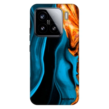 Szilikon tok erre a típusra Xiaomi 15 - Gold blue