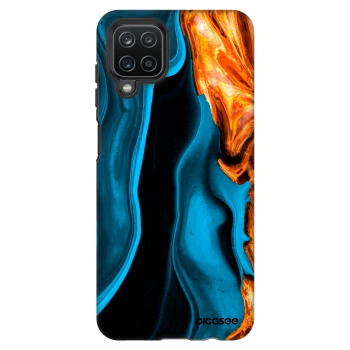 Szilikon tok erre a típusra Samsung Galaxy A12 A125F - Gold blue