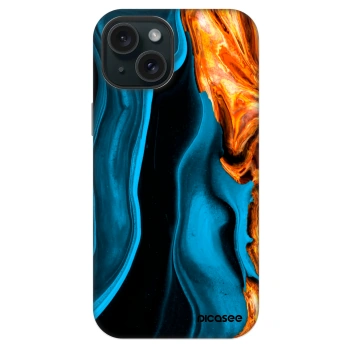 Szilikon tok erre a típusra Apple iPhone 14 - Gold blue