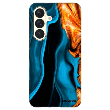 Szilikon tok erre a típusra Samsung Galaxy S26+ - Gold blue