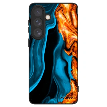 Picasee ULTIMATE CASE PowerShare Samsung Galaxy S26+ - készülékre - Gold blue