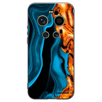 Picasee fekete szilikon tok az alábbi mobiltelefonokra Xiaomi 17 Ultra - Gold blue