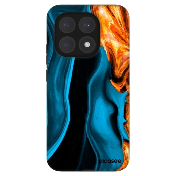 Picasee Fashion Case Xiaomi 15T - Gold blue