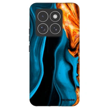 Picasee Fashion Case Xiaomi 14 Pro - Gold blue